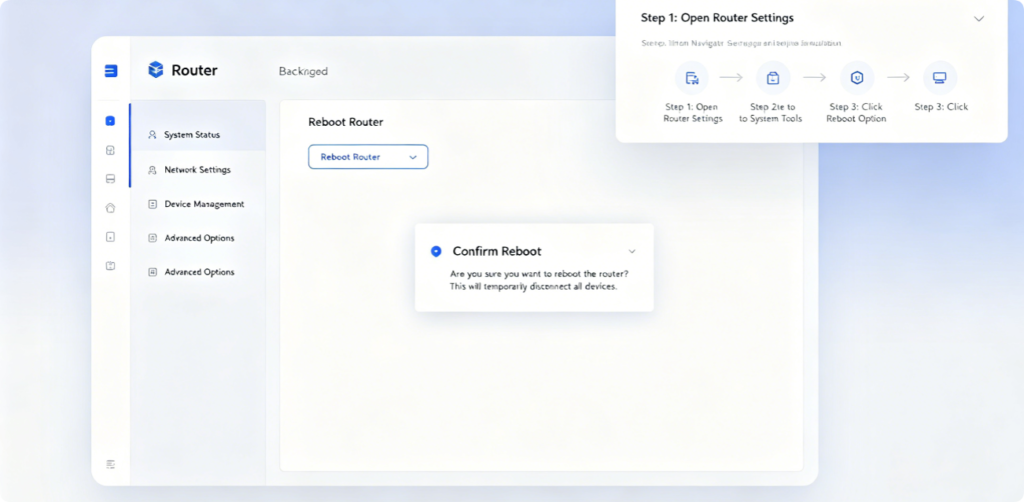 How to Perform Soft Reset and Factory Reset on Your Route,Suitable for most home routers4
