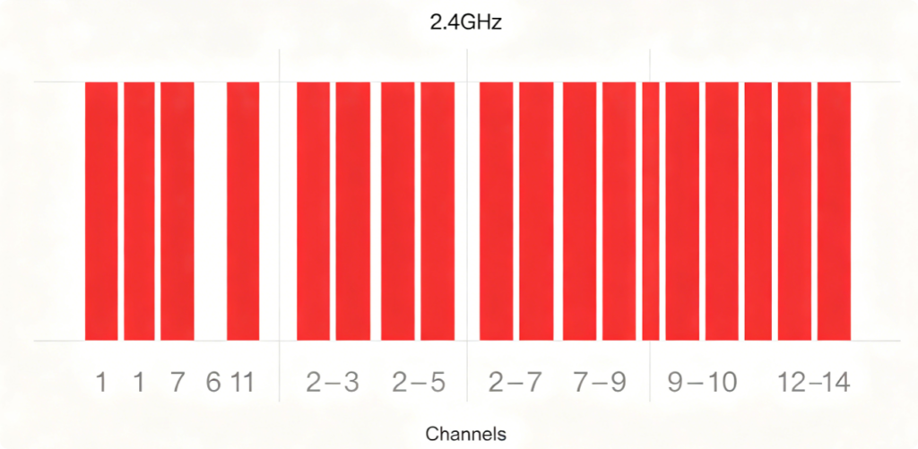 How to Pick the Best 2.4GHz & 5GHz Wi-Fi Channels: Optimize Settings to Eliminate Interference4 How to Pick the Best 2.4GHz & 5GHz Wi-Fi Channels: Optimize Settings to Eliminate Interference4