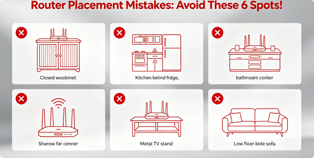 How to Optimize Router Placement for Full Home Wi-Fi Coverage: Best Spots for Every House Layout7 How to Optimize Router Placement for Full Home Wi-Fi Coverage: Best Spots for Every House Layout7