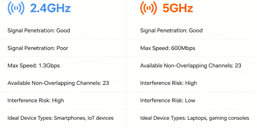 TP‑Link 2.4GHz vs 5GHz Settings: Best Channel & Bandwidth Setup Guide for Dual-Band Routers1