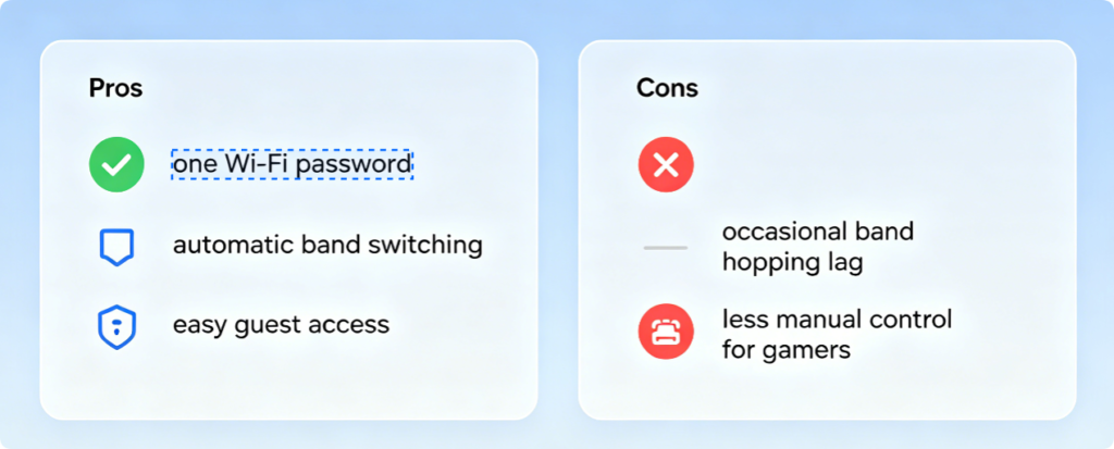 Smart Connect Setup: Combine 2.4GHz and 5GHz Wi-Fi Bands for Seamless Single SSID Wi-Fi2