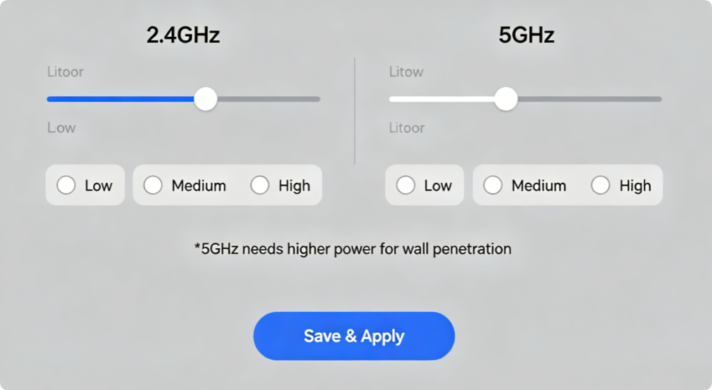How to Adjust Home Router Transmit Power for Better Whole-Home Wi-Fi Signal & Wider Coverage4 How to Adjust Home Router Transmit Power for Better Whole-Home Wi-Fi Signal & Wider Coverage4