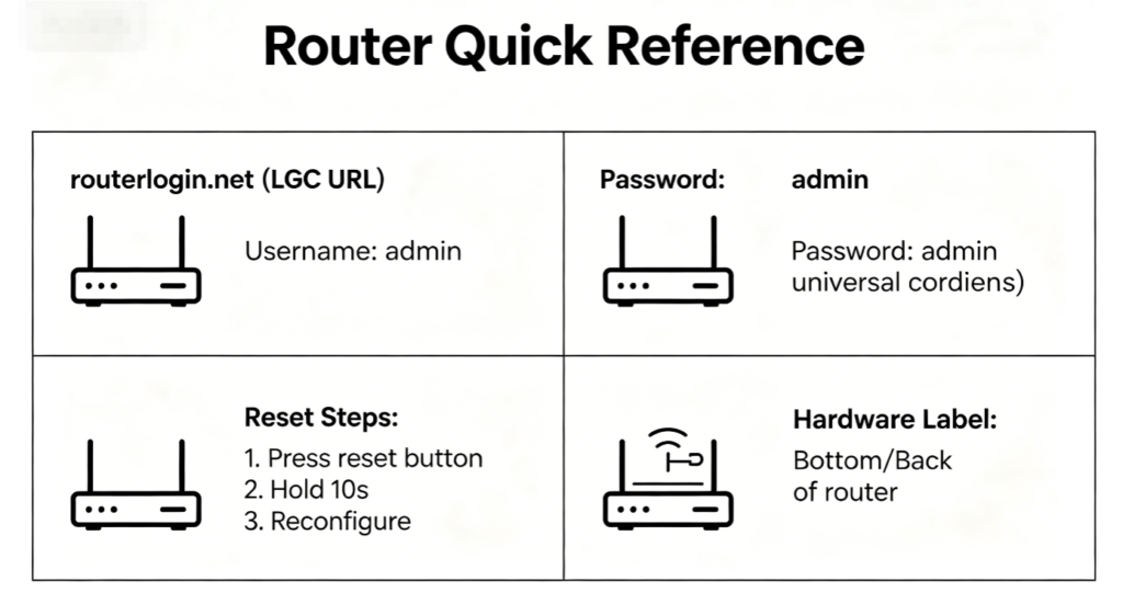 Netgear Default Admin Username & Password: Complete Full Model List Updated for 20267