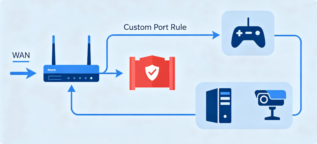 Complete Port Forwarding Setup for Gaming and IP Cameras (TP-Link, Netgear, ASUS & All Home Routers)1 Complete Port Forwarding Setup for Gaming and IP Cameras (TP-Link, Netgear, ASUS & All Home Routers)1
