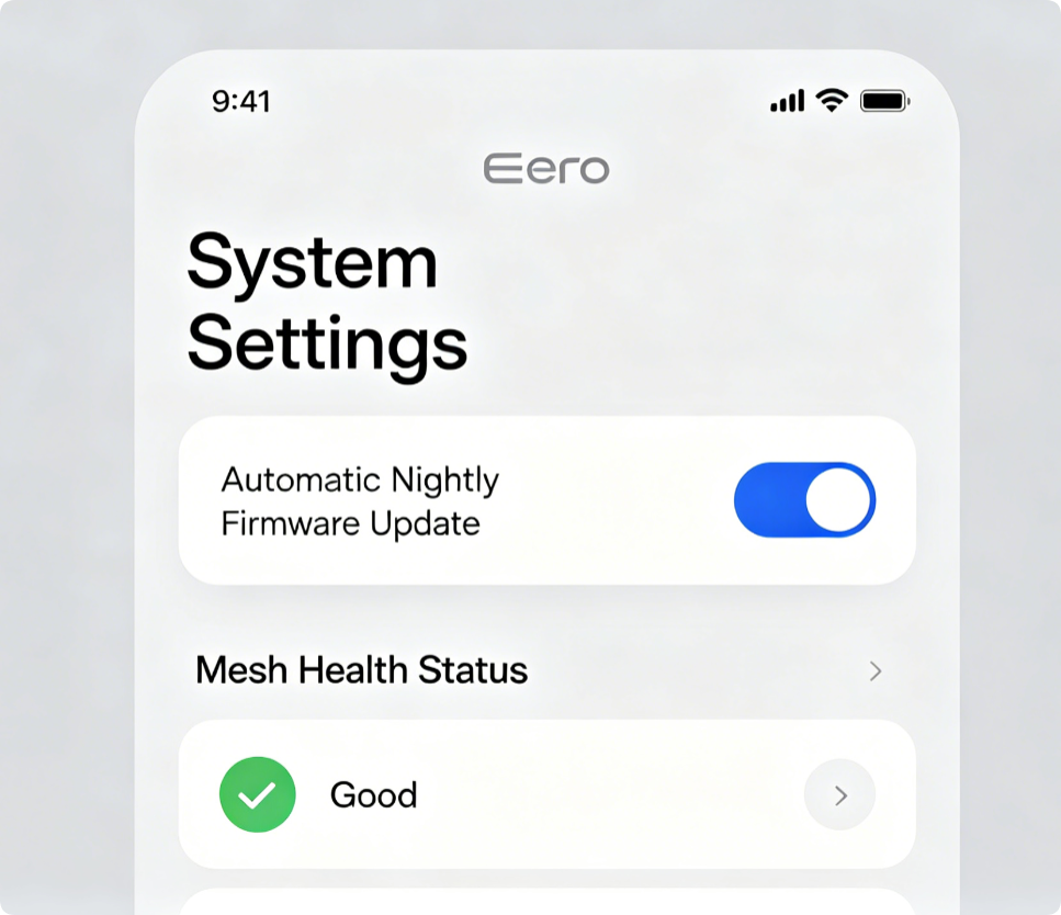 Best Eero Wi-Fi 6 Settings to Maximize Gigabit Internet Speed: Complete App-Based Optimization for Eero 6, 6+ & Pro 6 Mesh5 Best Eero Wi-Fi 6 Settings to Maximize Gigabit Internet Speed: Complete App-Based Optimization for Eero 6, 6+ & Pro 6 Mesh5