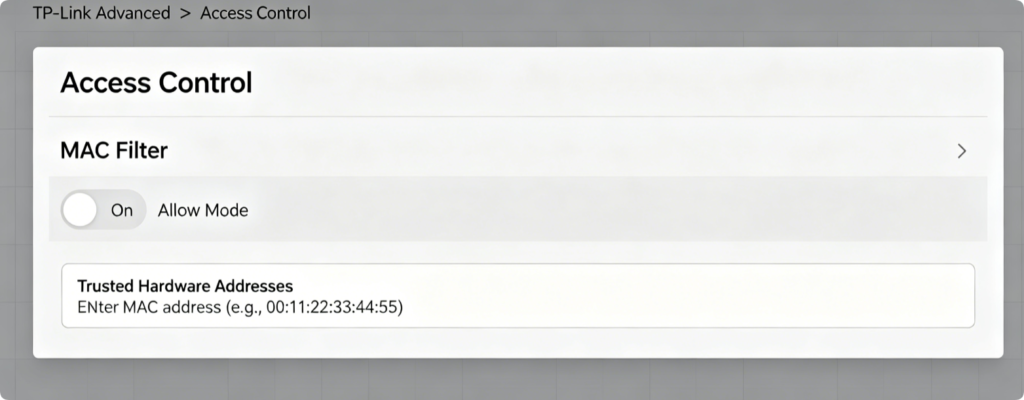 How to Stop Neighbors From Using Your Wi-Fi? Set Up MAC Address Filtering to Block Unknown Devices3