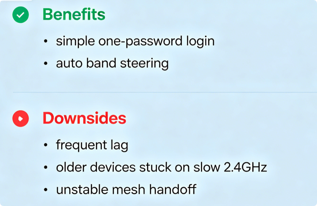 Separate vs Combined WiFi Bands: Best Netgear Home Router Smart Connect Setup1