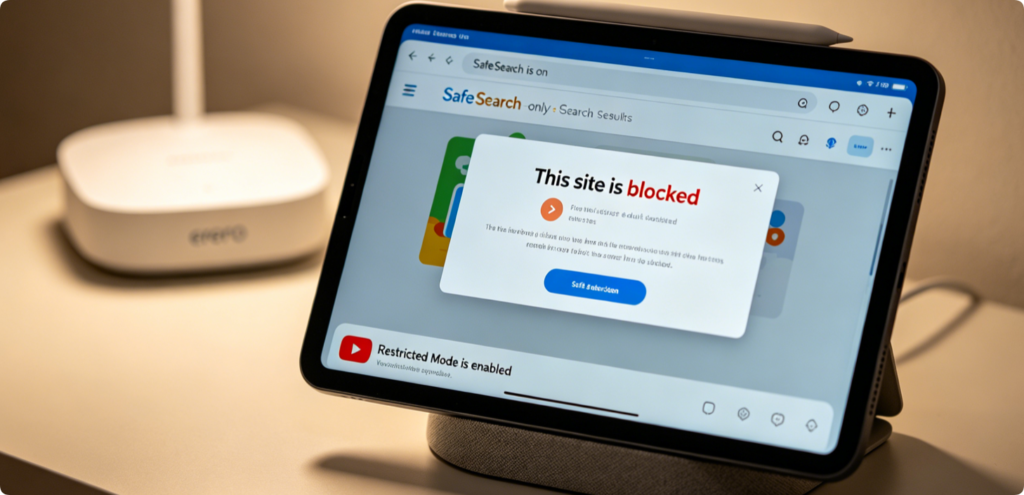 Custom Eero Secure Filter Setup: Block Adult Websites, Enable SafeSearch & YouTube Restricted Mode for Children’s Internet7