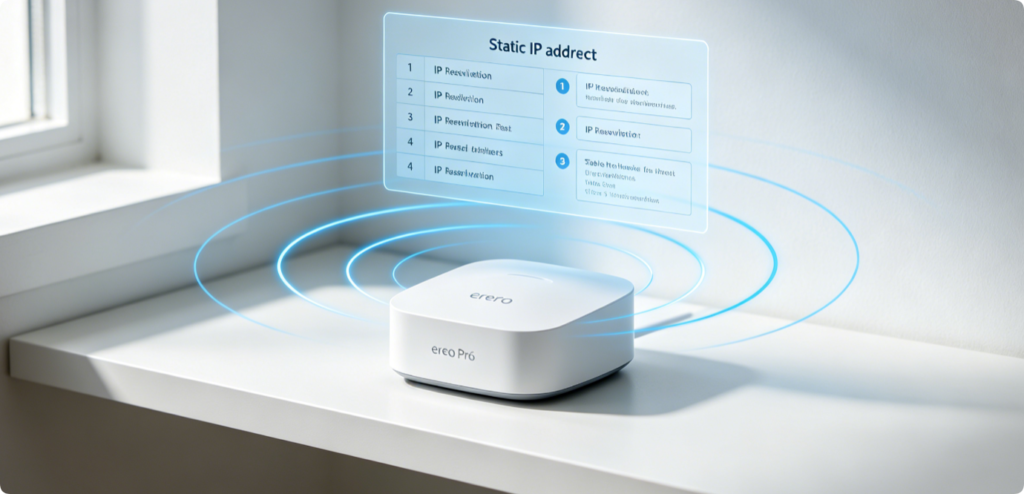 How to Configure Static IP Reservations on Eero Home Router Advanced Networking