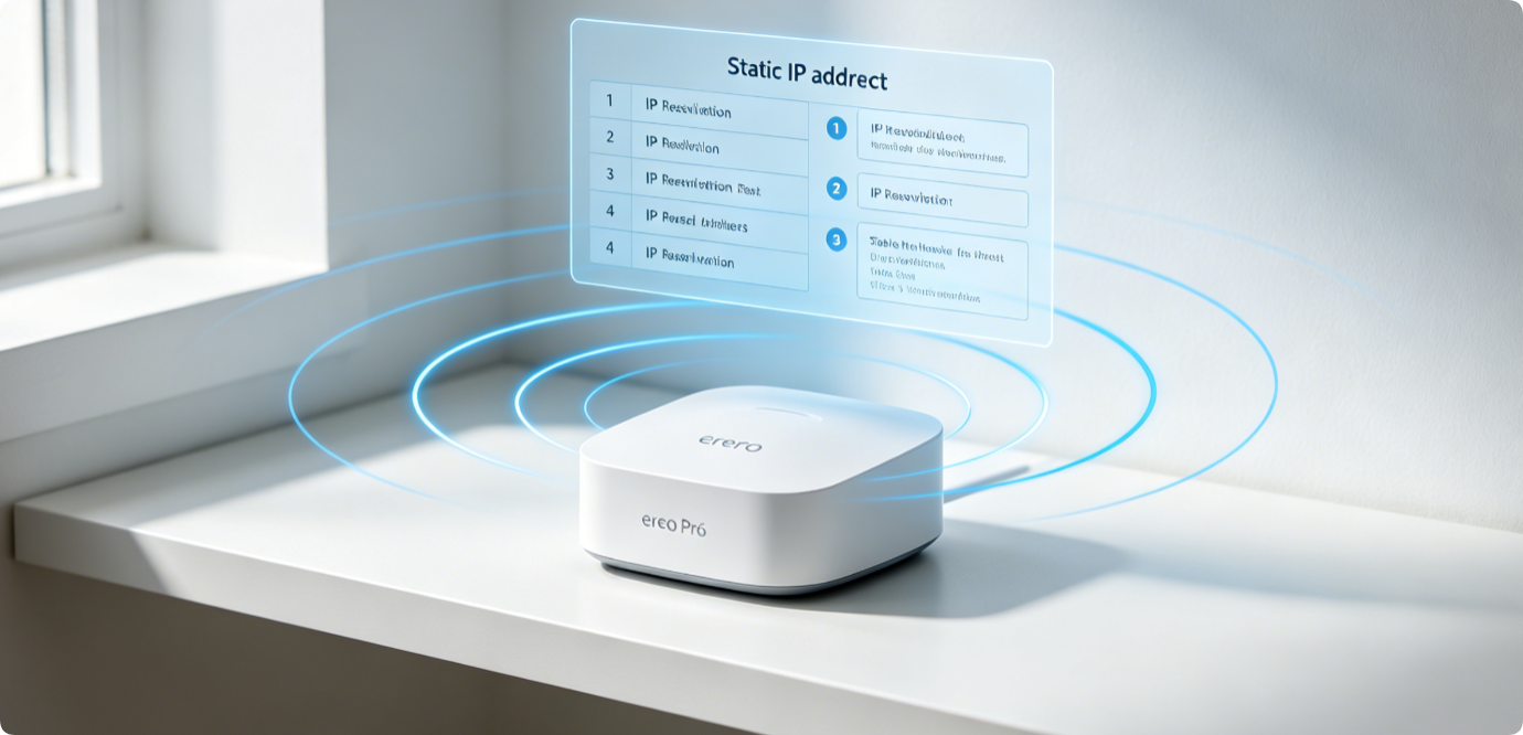 How to Configure Static IP Reservations on Eero Home Router Advanced Networking