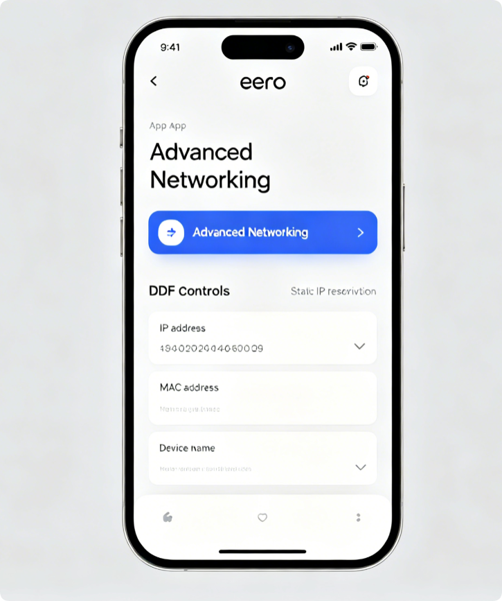 How to Configure Static IP Reservations on Eero Home Router Advanced Networking3